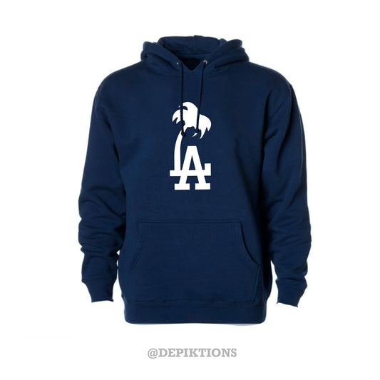 Navy Single LA Tree Hoodie